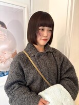 シータ(sheta)&nbsp;【表参道sheta/riria】ボブレイヤーブラウンカラー