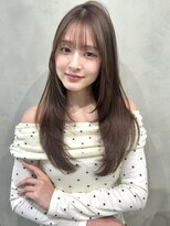 ナナローネス 渋谷(nana loness)&nbsp;レイヤーカット　ロングレイヤー　まろやかベージュ　グレージュ
