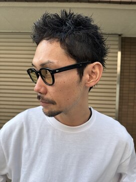 クオル キャスト 熊本(QOL×cast) ベリーショートパーマメンズ