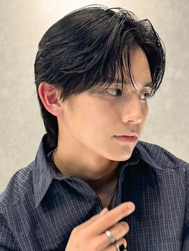 エルマーク 松山(L-MARK) センターパート/ニュアンスパーマ/フェザーパーマ/men's