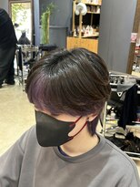 ラテ 伊勢崎(LATTE)&nbsp;紫インナーカラー