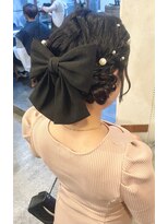 ガル(GALL) 【松山/GALL】ツインお団子リボンで可愛く!