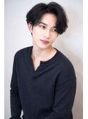 かき上げセンターパート.