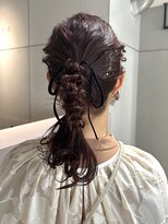 シンス 銀座(since)&nbsp;ヘアセット/ヘアアレンジ/編みおろしアレンジ/参列へア
