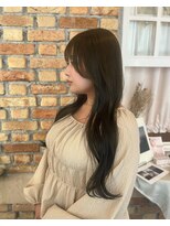 ココロヘアー マド(Cocolo hair MADO)&nbsp;横顔もかわいい♪暗髪オリーブブラウン