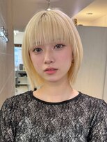 サンド ミュウ 横浜店(sand mieu)&nbsp;くびれるレイヤーボブ◎/ボブ×レイヤー×小顔効果×ハイトーン