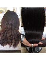 ルーミールーム(RoomieRoom)&nbsp;髪質改善トリートメントツヤ髪さらさらストレートスタイル