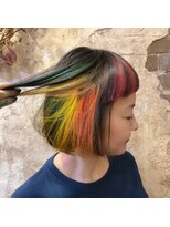 マギーヘア(magiy hair)&nbsp;[magiy hair yumoto] レインボー インナーカラー