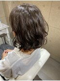 【ショートボブ】立体感ゆるふわウェーブ♪