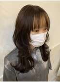 #ウルフ #プルエクステ #カラー #ロングウルフ #新居浜