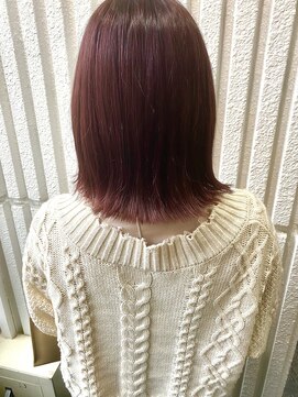 ネオリーブカップ 町田店(Neolive capu) 切りっぱなし ＊ ワインレッド【neolivecapu町田店】