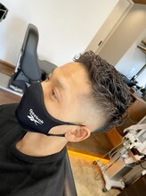 メンズヘアーモネ(men's hair MONE) スキンフェード×ハードパーマ