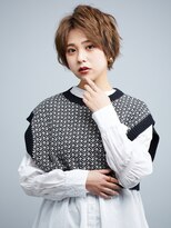 ソシエ アヴェダ さいたま新都心店(SOCIE AVEDA)&nbsp;ベリーショート/センターパート［さいたま新都心駅/髪質改善]