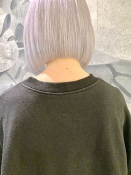 ジャムバイネオリーブ 高円寺(jam by neolive) ぱっつんボブホワイトラベンダー