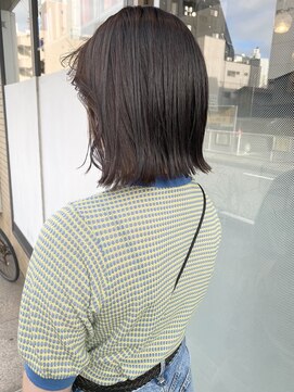 ブリックバイブレイス 千葉 千葉中央(brick by brace) 外ハネボブ×グレージュ