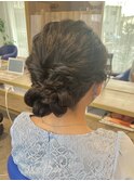 結婚式ヘアセット