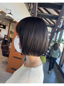 リドル ヘアー 駒生店(Riddle HAIR) ぱっつんボブ