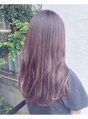 大人のナチュラルラベンダー/軽すぎない柔らかロングレイヤー