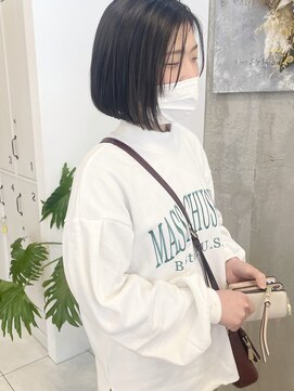 エコモ ヘアー(E Komo hair) Bob×暗髪