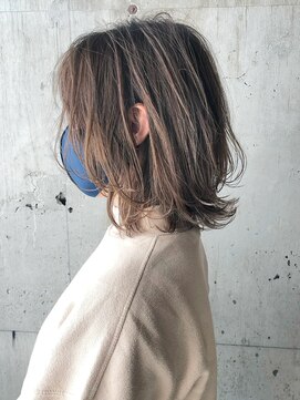 シスタ(SISTA) 田中バレイヤージュグラデーションウルフボブ