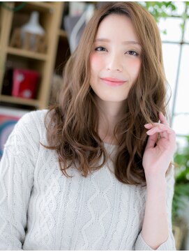 カバーヘア ブリス 戸田公園西口店(COVER HAIR bliss) バレイヤージュ外国人風抜け感ブラウンh2戸田公園20代30代40代