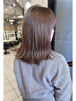 ペネロープ(Penelope)&nbsp;外はねミディアム/モーヴ/透明感