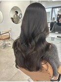 オリーブグレージュ&ナチュラル韓国ヘア
