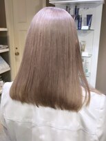 ベレーザ 渋谷(BELEZA)&nbsp;2277ブリーチなしダブルカラーミルクティーアッシュ韓国ボブ