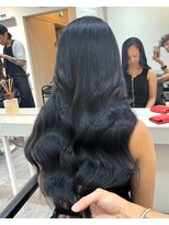 ブレンド 渋谷(BLend)&nbsp;縮毛矯正.レイヤーカット.ブルーブラック.髪質改善.ヘアカラー