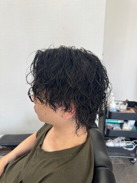 エイト(AITE) カルマパーマ/ベリーショート/ダークアッシュ/ニュアンスパーマ