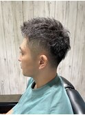 メンズベリーショート涼しい髪型メンズサマーカットメンズ新潟市