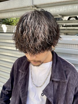 エリマバイフィフス 調布(elima by fifth) 波巻きスパイラルパーマ波巻きマッシュ刈り上げウェーブ細かめ