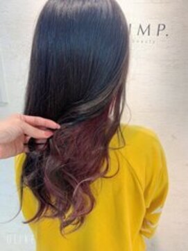 ヘアー ラルゴ(HAIR LARGO) インナーカラー(ピンク)