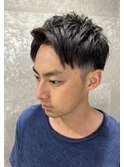 ツーブロックショート