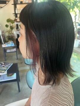 レニー(Reny) イヤリングカラー×ピンクヘアー◎20代30代40代