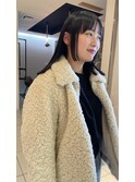 ミディアムヘア◎顔周りステップカット