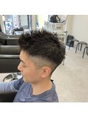 ツーブロックショートスタイル