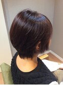 大人のショートボブ