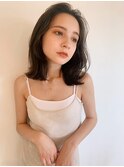 鎖骨ロブヘア