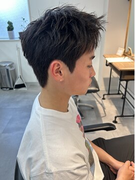 シーフ 千葉(Cyf) 韓国ショート/スパイキーショート/ブルーブラック/佐久間玲於