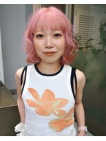 レコ 渋谷(LECO)&nbsp;ペールミルクハイトーンピンクボブ