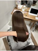 オリーブグレージュ 透明感カラー 髪質改善 艶髪 グレージュ