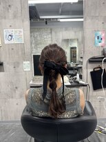 コワファースト長崎シャンプーボーイ 2nd(COIFF1RST 長崎 SHAMPOO BOY)&nbsp;お呼ばれアレンジ ヘアセット 編みおろし