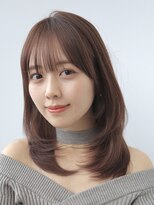 ガーデントウキョウ(GARDEN Tokyo) ミディアム/レイヤー/前髪あり/顔周りカット/髪質改善