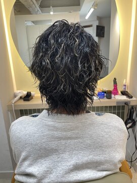 キャンバス バイ ネオリーブ 横浜西口(Canvas by neo.) 横浜★ウルフのツイストスパイラルパーマ