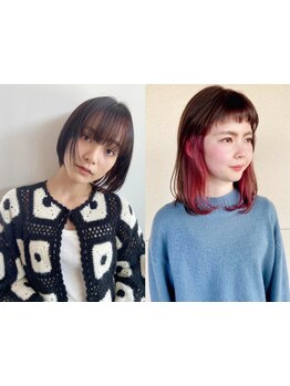 【イルミナカラーで透明感】白髪染め~トレンドの韓国風カラーや顔色・季節にあった似合わせカラーを提案☆