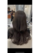 アオ 甲府本店(AO)&nbsp;《ブルベ夏冬必見カラー》ブリーチなしＷカラー×グレージュ