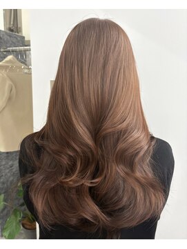 ブリーチなしダブルカラーで作るマロンベージュ♪10代20代30代