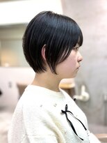 ミィ 浦和(mee)&nbsp;透明感カラー ボブ 前髪 ショート カラー ブリーチ&ダブルカラー