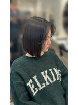 ジュノヘアージャパン 表参道(JUNO HAIR JAPAN)&nbsp;黒髪/クラゲヘアー/オリーブグレー/小顔/ココアベージュ/渋谷